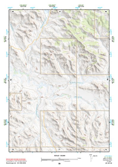 46105SE Page 59 Miles City Topo Preview 1