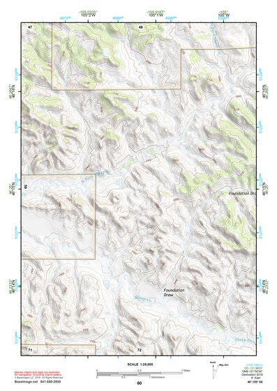 46105SE Page 60 Miles City Topo Preview 1