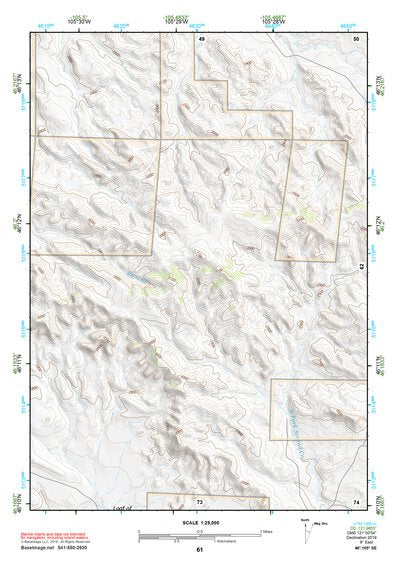 46105SE Page 61 Miles City Topo Preview 1
