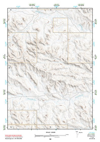 46105SE Page 64 Miles City Topo Preview 1