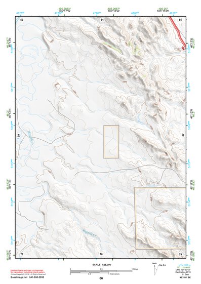 46105SE Page 66 Miles City Topo Preview 1