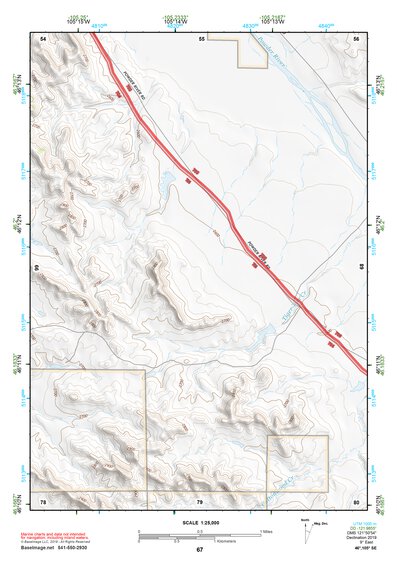 46105SE Page 67 Miles City Topo Preview 1
