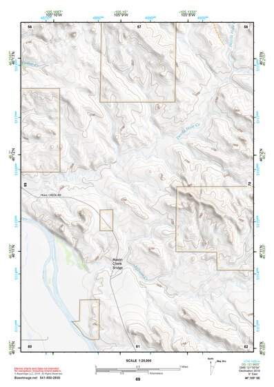 46105SE Page 69 Miles City Topo Preview 1