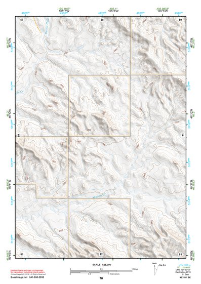 46105SE Page 70 Miles City Topo Preview 1
