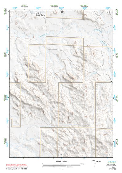 46105SE Page 73 Miles City Topo Preview 1