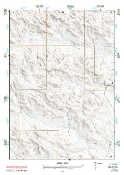 46105SE Page 76 Miles City Topo Preview 1