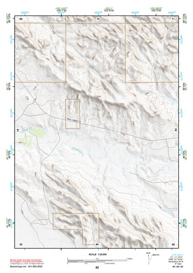 46105SE Page 82 Miles City Topo Preview 1