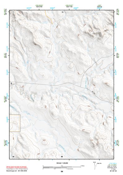 46105SE Page 84 Miles City Topo Preview 1