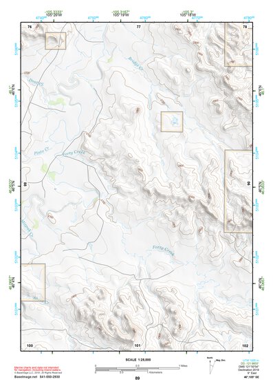 46105SE Page 89 Miles City Topo Preview 1