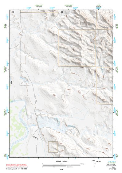 46105SE Page 108 Miles City Topo Preview 1