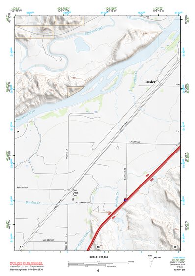 46105SW Page 6 Miles City Topo Preview 1