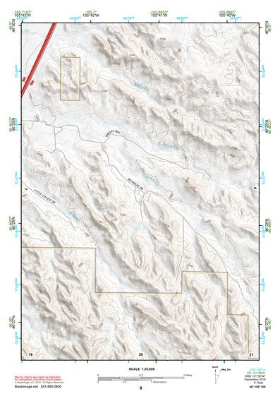 46105SW Page 8 Miles City Topo Preview 1