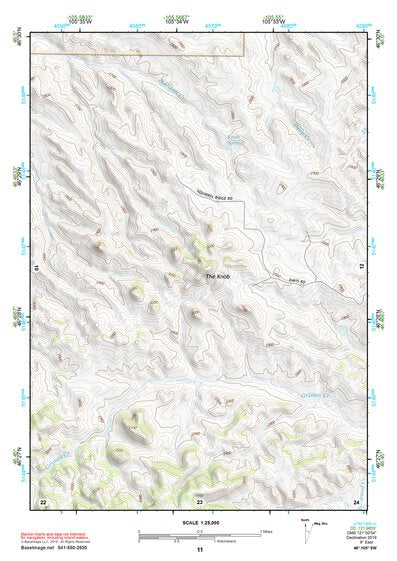 46105SW Page 11 Miles City Topo Preview 1