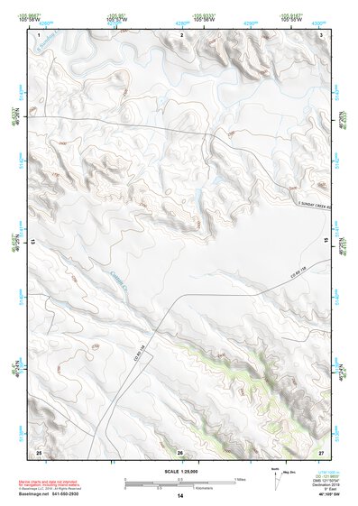 46105SW Page 14 Miles City Topo Preview 1