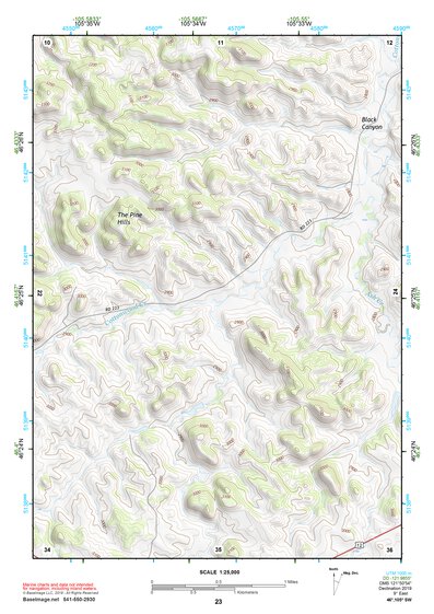 46105SW Page 23 Miles City Topo Preview 1