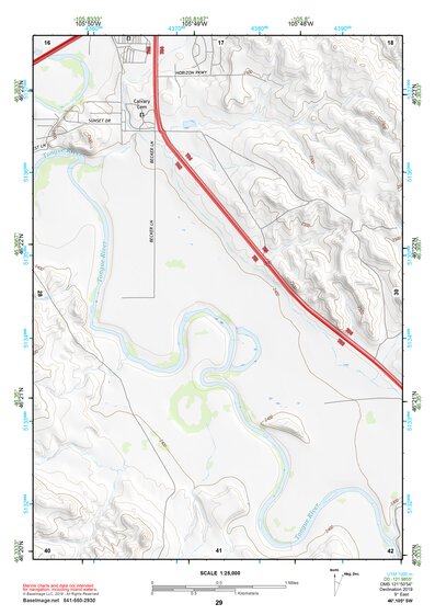 46105SW Page 29 Miles City Topo Preview 1