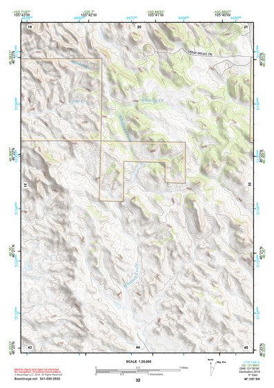 46105SW Page 32 Miles City Topo Preview 1