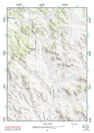 46105SW Page 33 Miles City Topo Preview 1