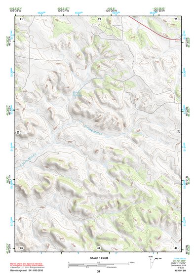 46105SW Page 34 Miles City Topo Preview 1
