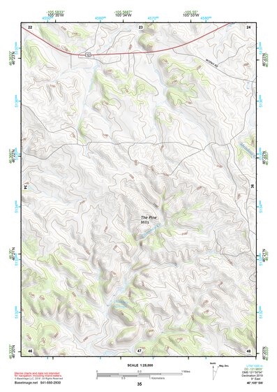 46105SW Page 35 Miles City Topo Preview 1