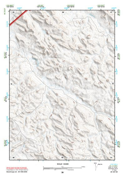 46105SW Page 38 Miles City Topo Preview 1