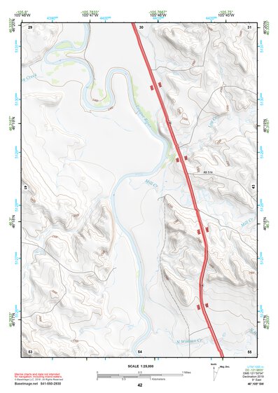 46105SW Page 42 Miles City Topo Preview 1