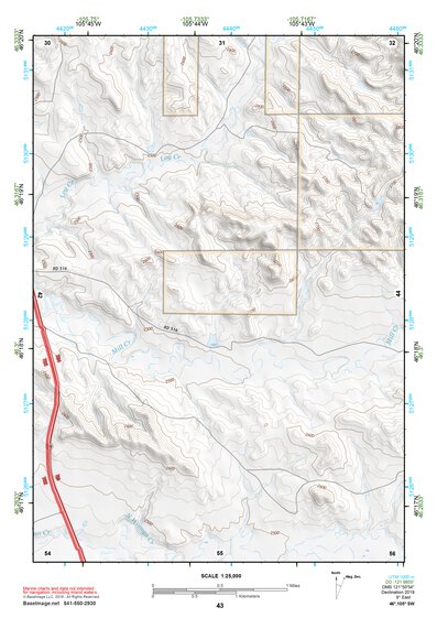 46105SW Page 43 Miles City Topo Preview 1
