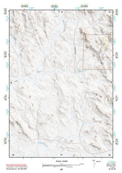46105SW Page 45 Miles City Topo Preview 1