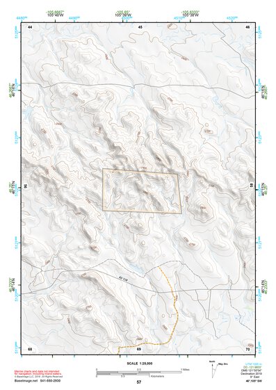 46105SW Page 57 Miles City Topo Preview 1