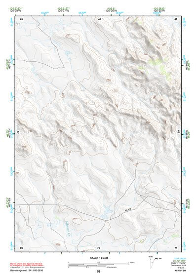 46105SW Page 58 Miles City Topo Preview 1