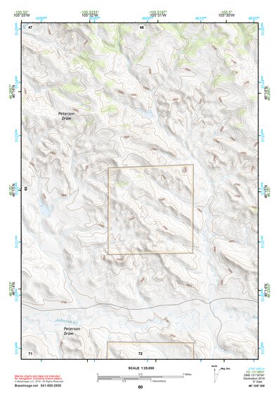 46105SW Page 60 Miles City Topo Preview 1
