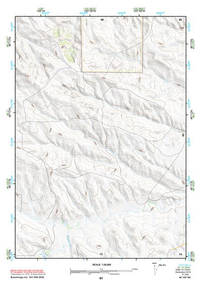 46105SW Page 61 Miles City Topo Preview 1