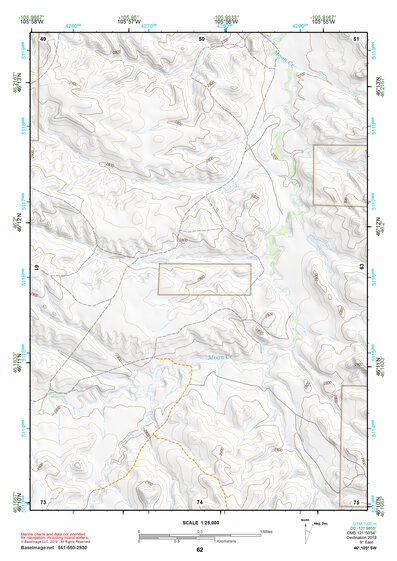 46105SW Page 62 Miles City Topo Preview 1