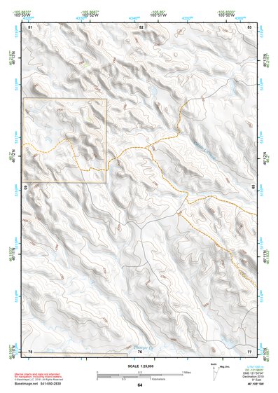 46105SW Page 64 Miles City Topo Preview 1