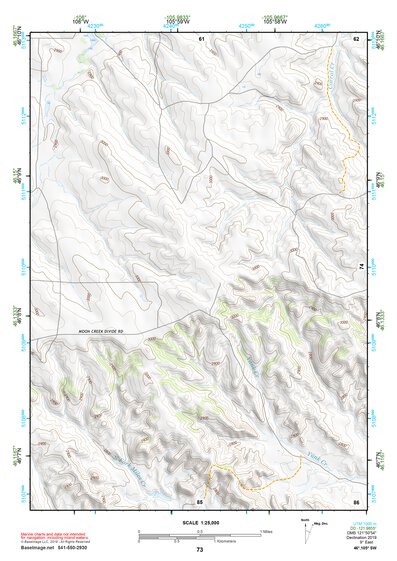46105SW Page 73 Miles City Topo Preview 1