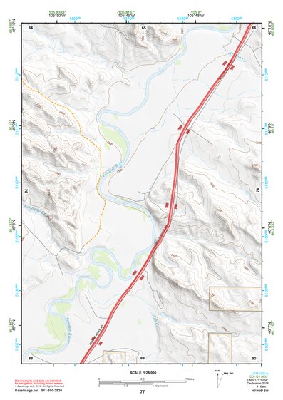 46105SW Page 77 Miles City Topo Preview 1