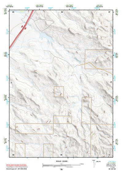 46105SW Page 78 Miles City Topo Preview 1
