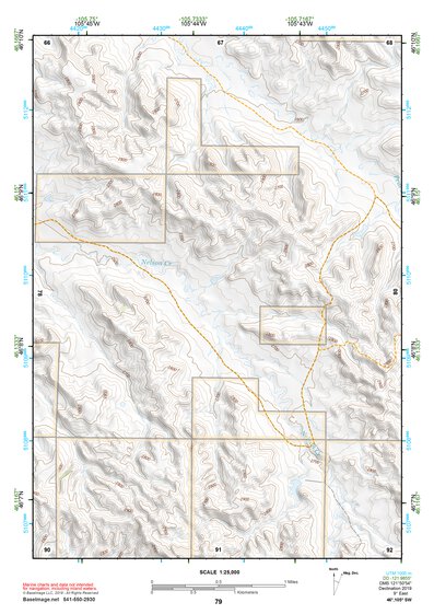 46105SW Page 79 Miles City Topo Preview 1