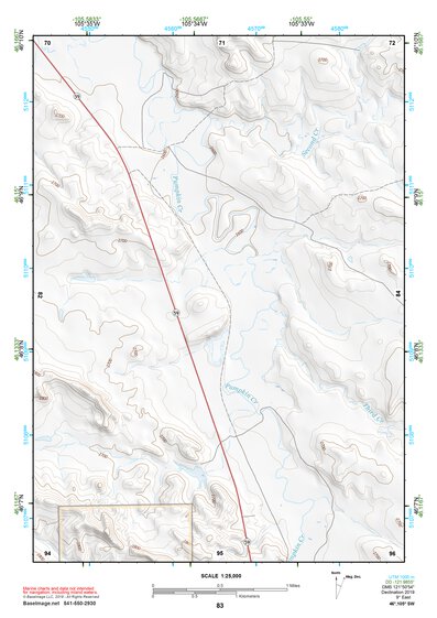 46105SW Page 83 Miles City Topo Preview 1