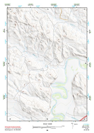 46105SW Page 86 Miles City Topo Preview 1