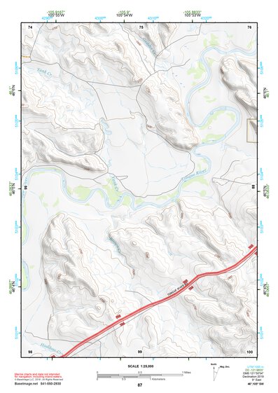 46105SW Page 87 Miles City Topo Preview 1