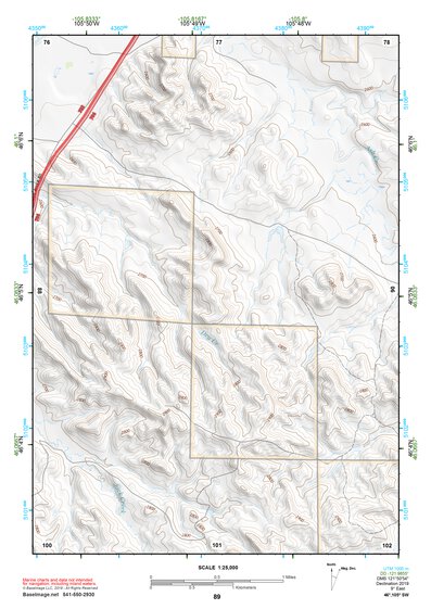 46105SW Page 89 Miles City Topo Preview 1
