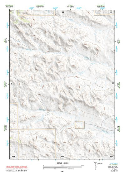 46105SW Page 94 Miles City Topo Preview 1