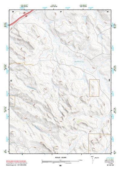 46105SW Page 99 Miles City Topo Preview 1