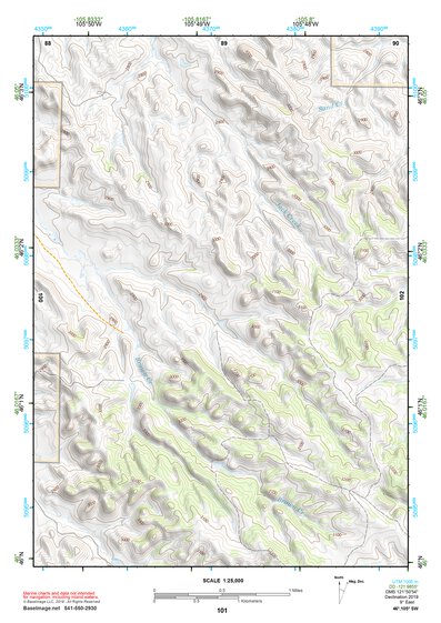 46105SW Page 101 Miles City Topo Preview 1