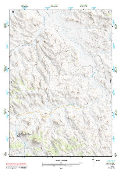 46105SW Page 103 Miles City Topo Preview 1