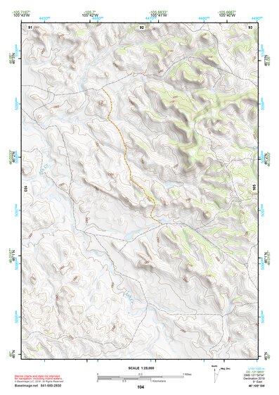 46105SW Page 104 Miles City Topo Preview 1