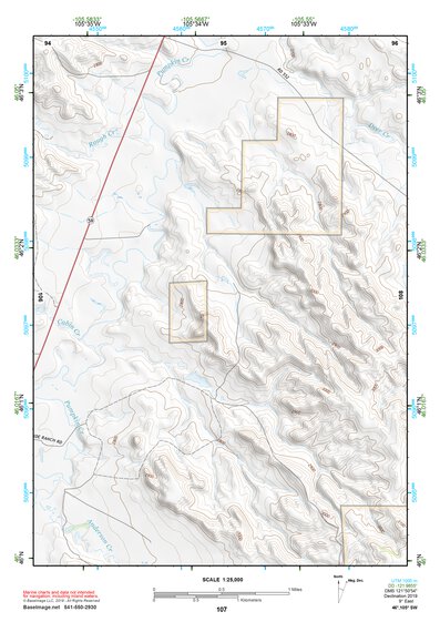 46105SW Page 107 Miles City Topo Preview 1
