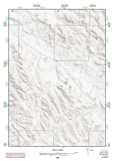 46105SW Page 108 Miles City Topo Preview 1