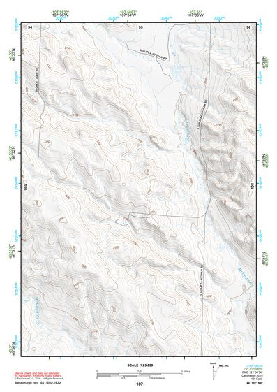 46107NW Page 107 Melstone Topo Preview 1